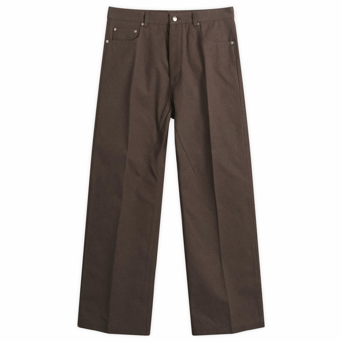 Rick Owens Men's Whipcord Geth Jeans in Ash Rick Owens