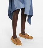 Alanui - x Sebago® Docksides suede moccasins