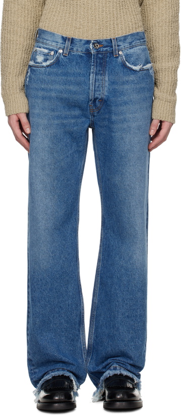 Photo: Séfr Blue Frayed Cut Jeans