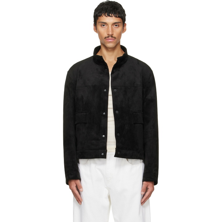 Photo: Hugo Black Regular-Fit Faux-Suede Jacket