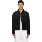 Hugo Black Regular-Fit Faux-Suede Jacket