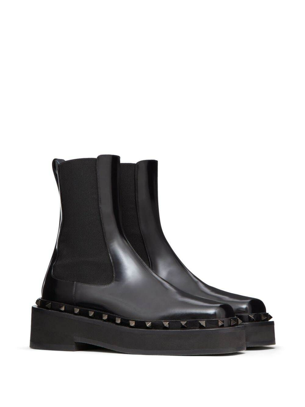 VALENTINO GARAVANI - Rockstud M-way Leather Boots