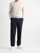 RICHARD JAMES - Wool and Cotton-Blend Seersucker Drawstring Suit Trousers - Blue