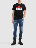 DSQUARED2 - Tidy Biker Stretch Cotton Denim Jeans