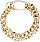 IN GOLD WE TRUST PARIS Gold & Silver Link Bracelet