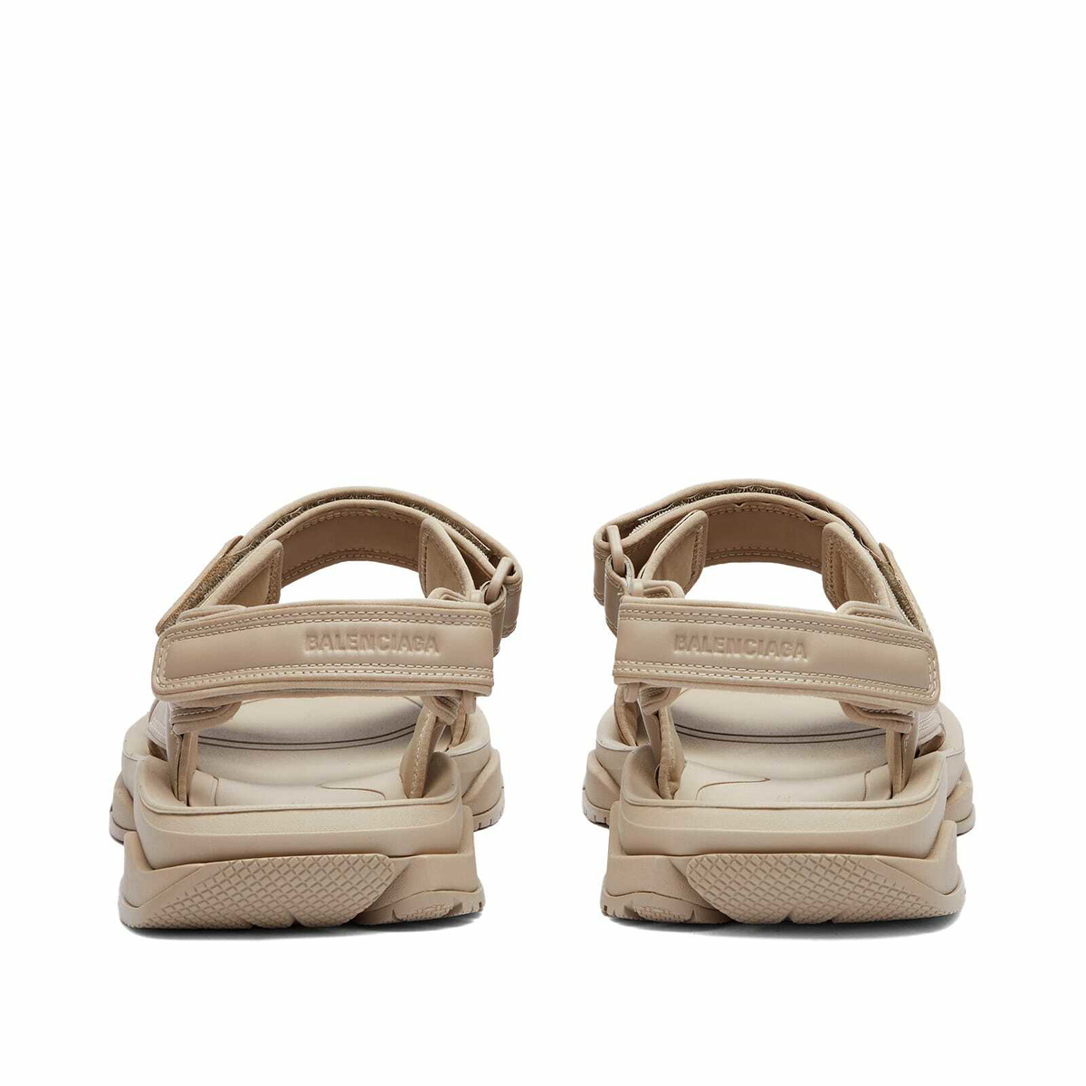 Balenciaga Men s Tourist Sandal in Taupe Balenciaga