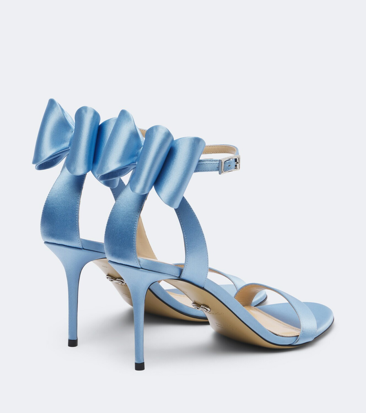 Mach & Mach Le Cadeau bow-detail satin sandals