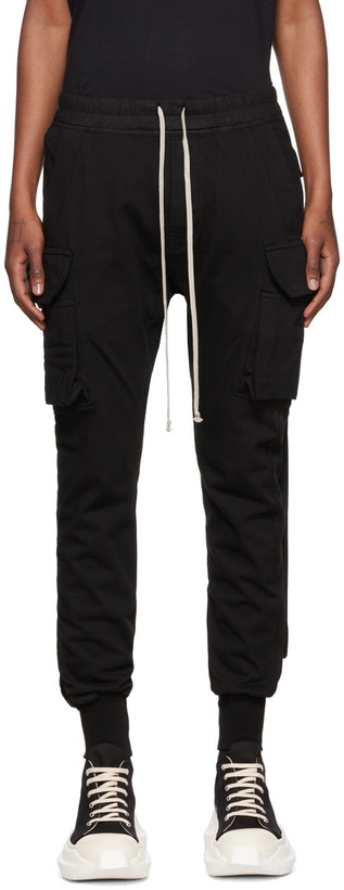 Photo: Rick Owens DRKSHDW Black Mastodon Cargo Pants