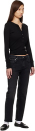 Citizens of Humanity Black Varra Henley T-shirt