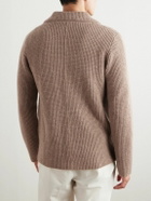 Rubinacci - Waffle-Knit Cashmere Cardigan - Brown