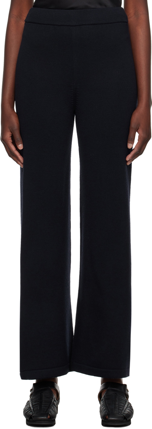 Max Mara Leisure Navy Visone Lounge Pants