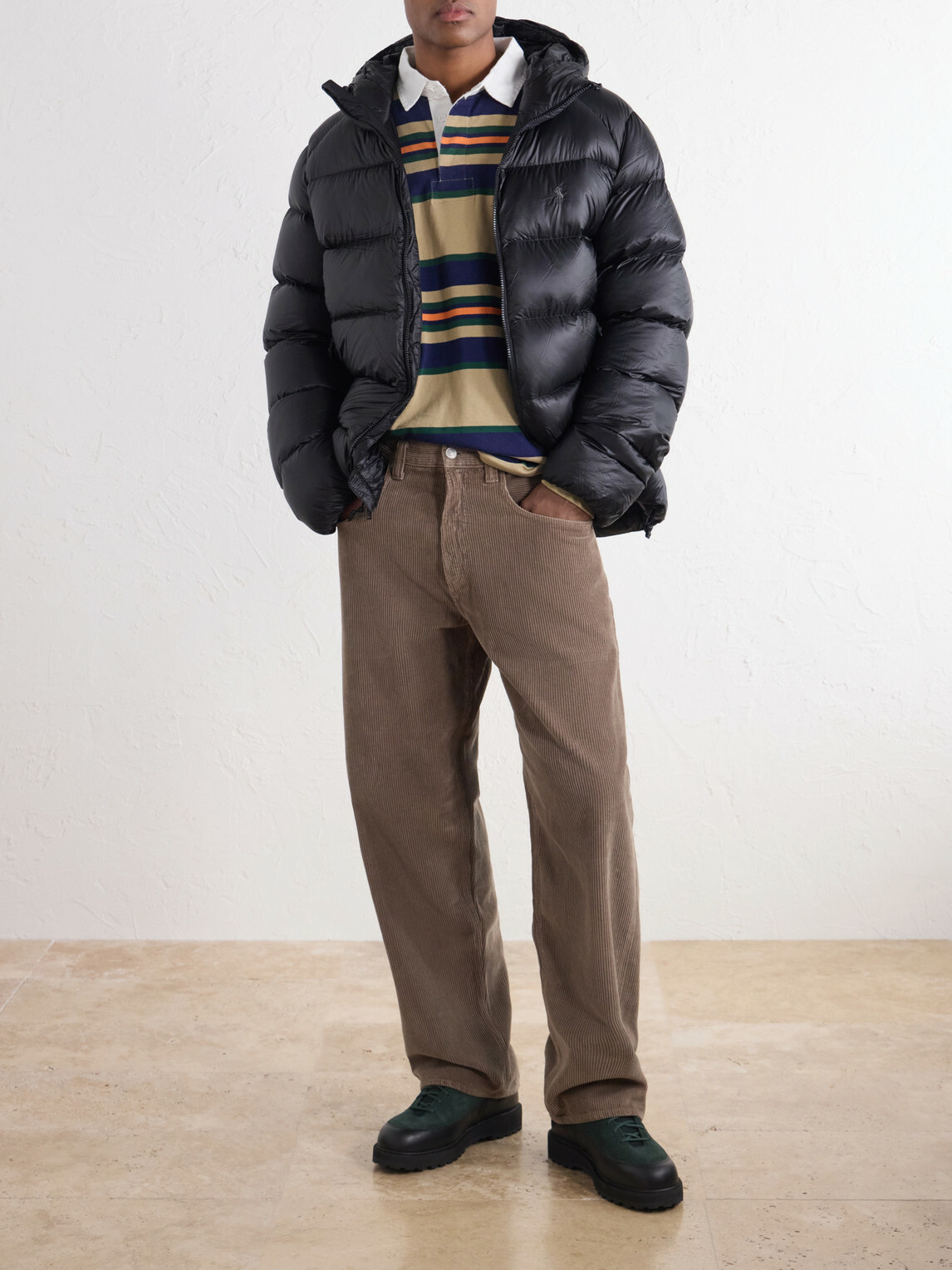 Polo Ralph Lauren - Logo-Embroidered Shell Hooded Down Jacket - Black