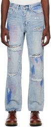 Ksubi Blue Anti K Streets Kolor Jeans