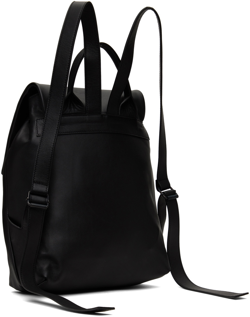 Marsèll Black Pattina Backpack