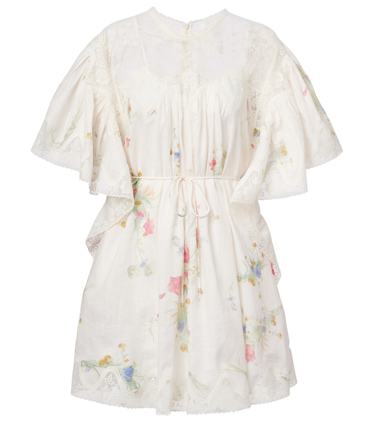 Zimmermann Illustration Billow Leopard-print Organza Mini