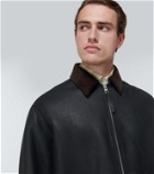 Loewe Leather and shearling jacket