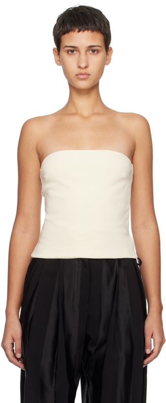 Photo: Esse Studios Off-White Straight Neck Camisole