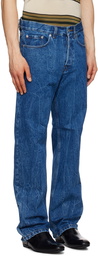 Dries Van Noten Blue Washed Jeans