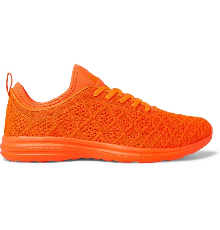 Photo: APL Athletic Propulsion Labs - Phantom TechLoom Running Sneakers - Orange