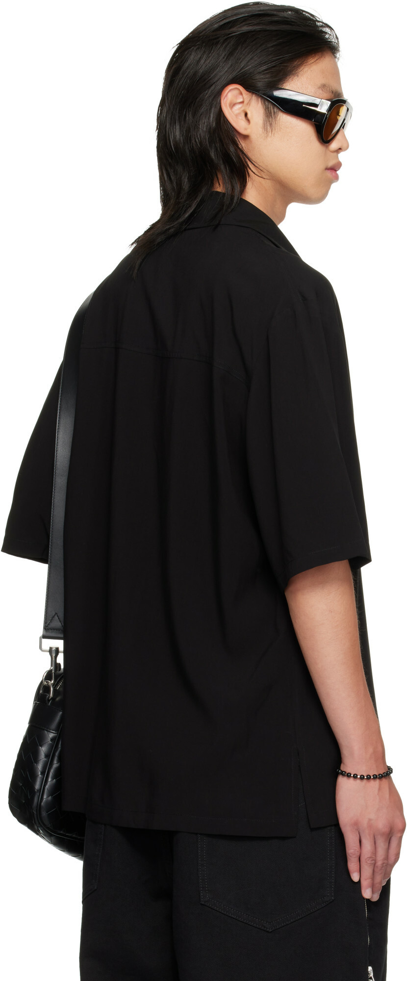 LU'U DAN Black Uniform Shirt