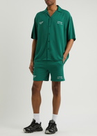 Club 1984 Melrose Printed Cotton Shorts Green