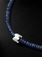 Suzanne Kalan - Infinite 18-Karat White Gold Sapphire Beaded Bracelet
