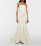 Rotate Birger Christensen Soft twill maxi gown