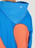 Swirl Hooded Sweatshirt in Blue