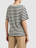 WEEKEND MAX MARA Deodara Striped Cotton Jersey T-shirt