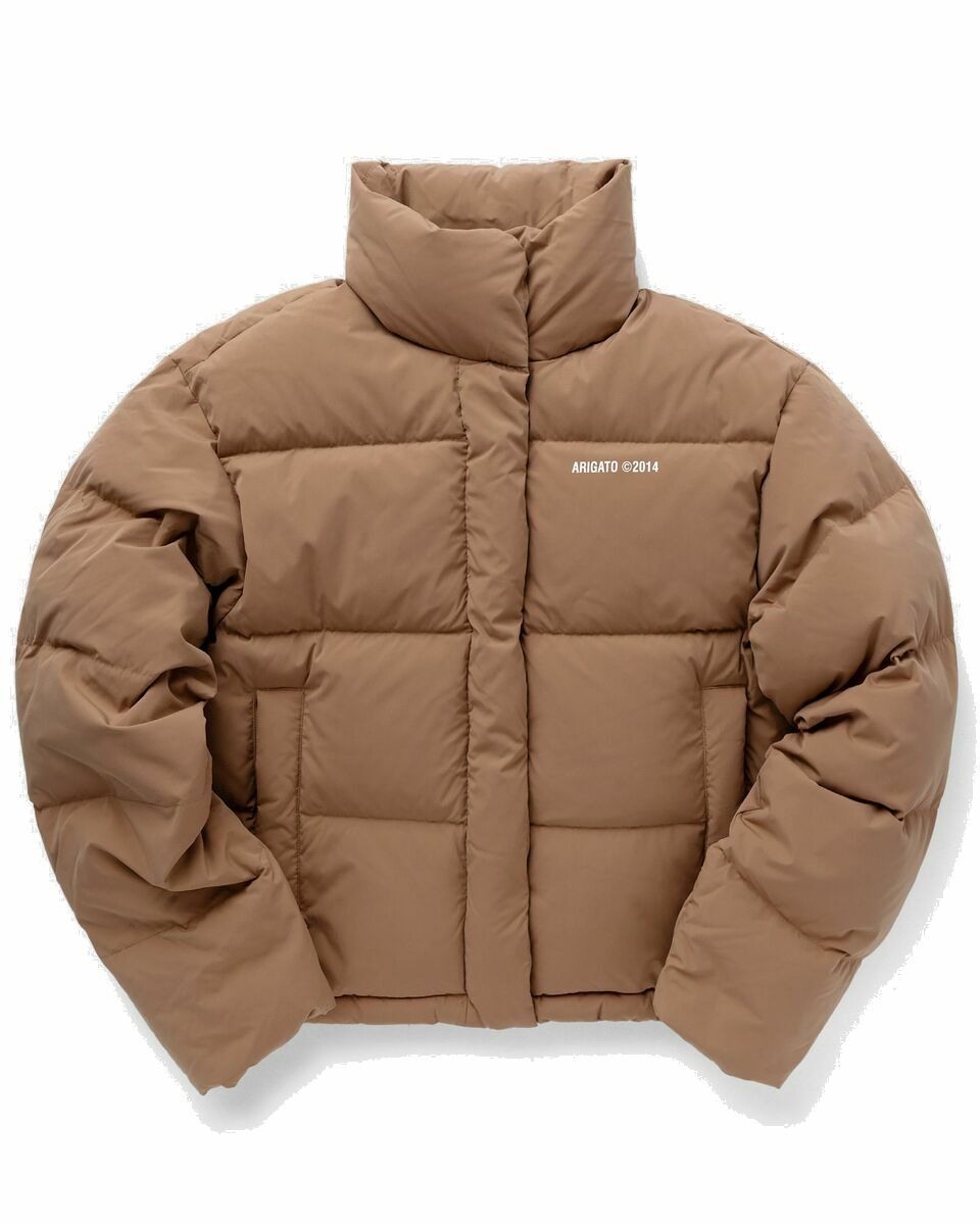 Photo: Axel Arigato Halo Down Jacket Brown - Womens - Down & Puffer Jackets