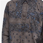 Nonnative Men's Dweller Button Down Noma Shirt in Charcoal