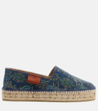 Etro Printed canvas espadrilles