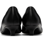 TOTEME Black Sharp Nappa Kitten Heels