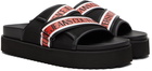 Versace Jeans Couture Black & Red Arizona Fondo Sandals