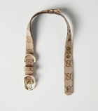 Gucci S/M GG canvas dog collar
