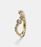 Sophie Bille Brahe Ensemble Ocean 18kt gold ring with diamonds