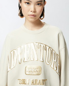 Pinko Pinko Adventure Sweatshirt With Glitter G. Maroso Beige