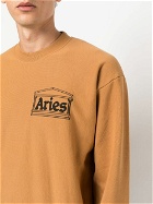 ARIES - Logo Cotton Sweatshirt
