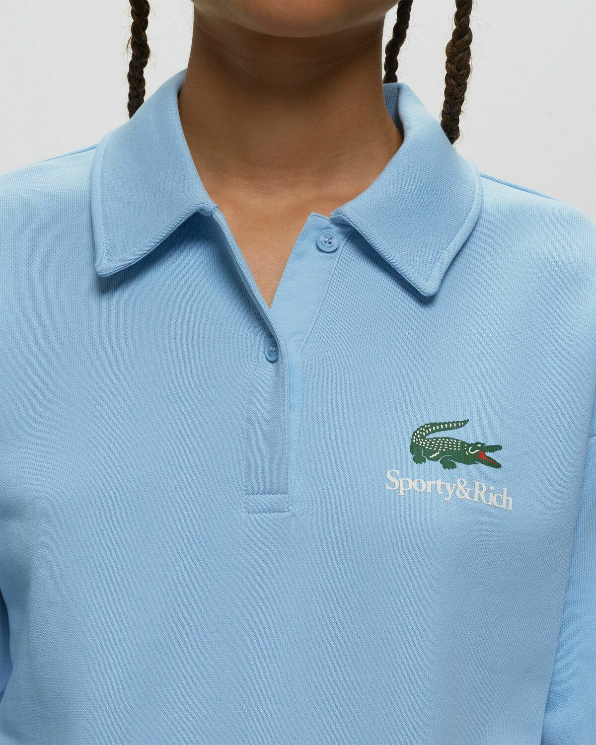 春夏新作モデル Zips Half Blue Polo Serif Lacoste Rich & Sporty Sporty Rich & トップス