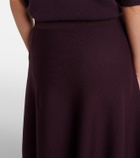 Jardin des Orangers Virgin wool midi skirt