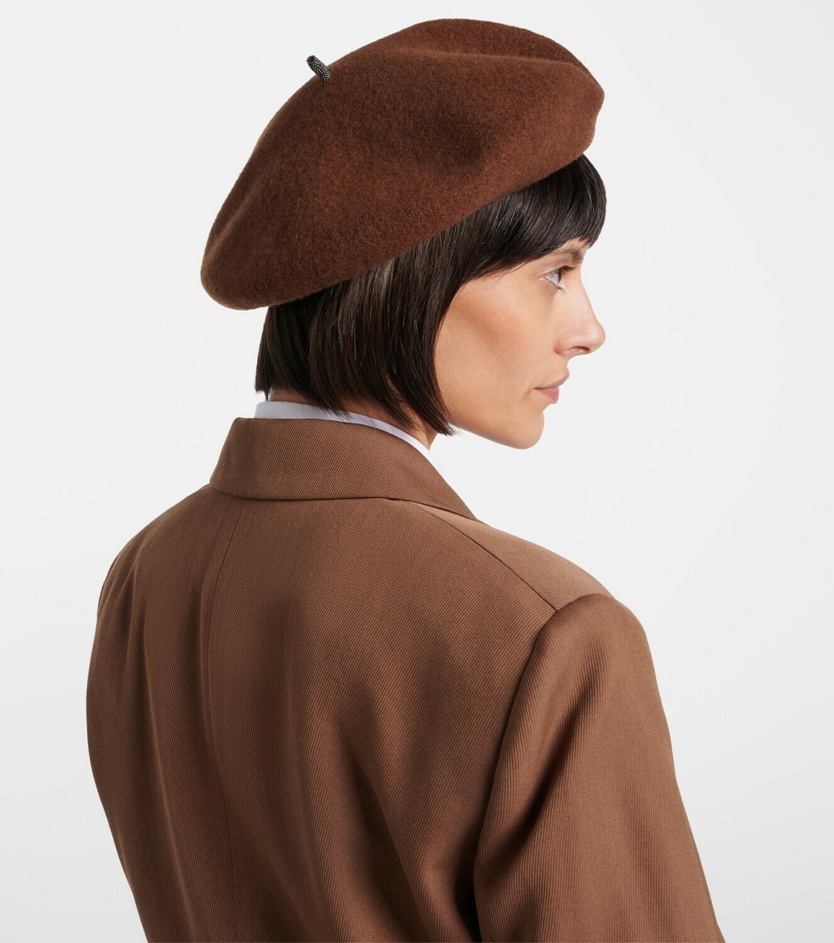 Brunello Cucinelli Monili wool beret
