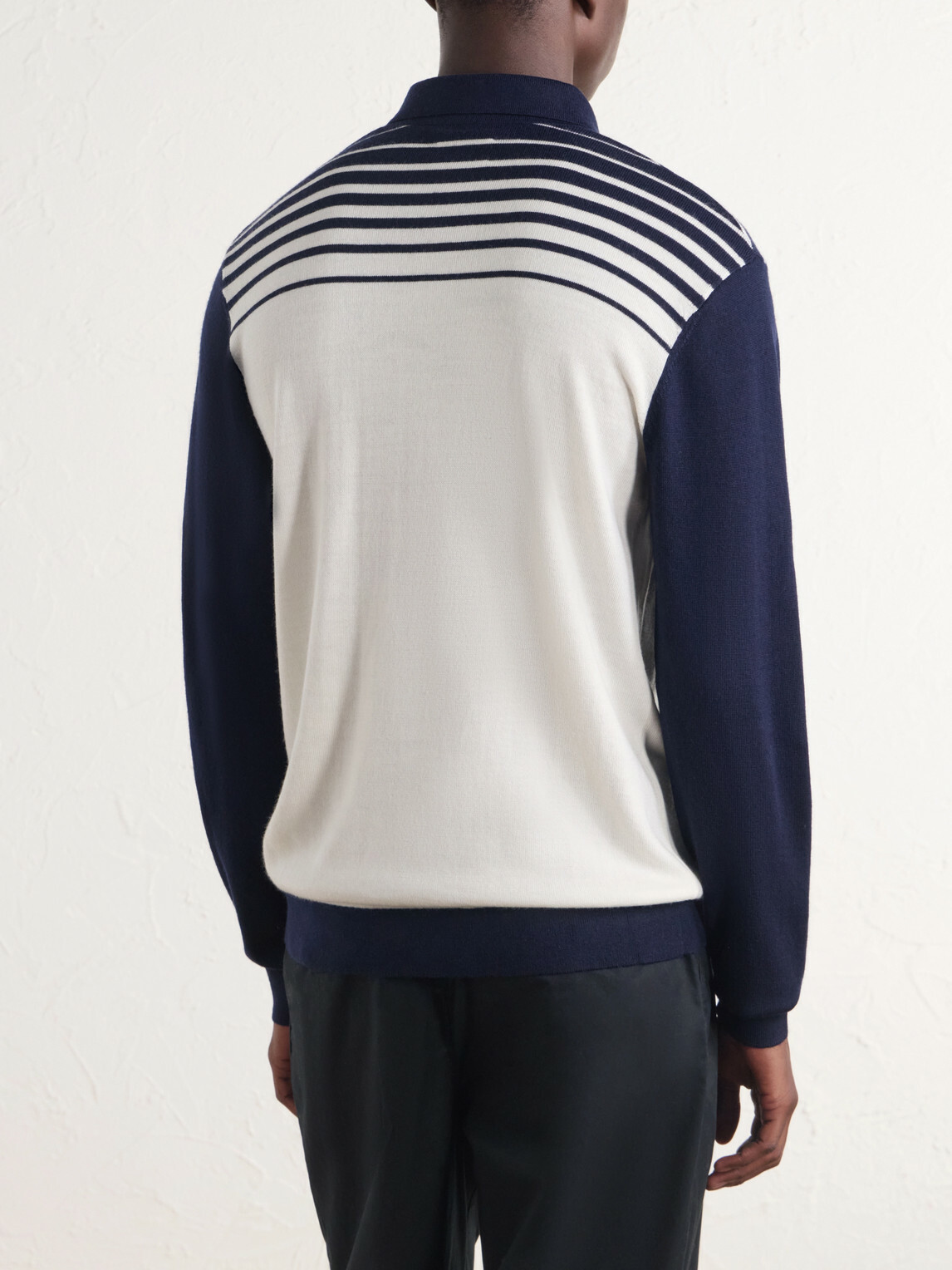 Aimé Leon Dore - Logo-Embroidered Merino Wool Polo Shirt - White