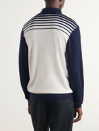 Aimé Leon Dore - Logo-Embroidered Merino Wool Polo Shirt - White