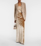 Brunello Cucinelli Silk-blend tank top