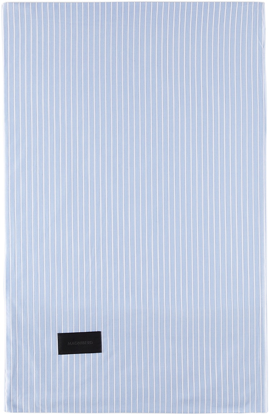 Photo: MAGNIBERG Blue Wall Street Pillow Case