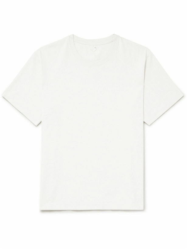 Photo: ARKET - Niko Cotton-Jersey T-Shirt - White