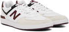 New Balance White CT 574 Sneakers