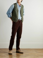 RRL - Cooper Quilted Shell Gilet - Green