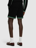 CASABLANCA Knit Cotton Tennis Shorts