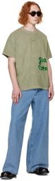 Glass Cypress SSENSE Exclusive Green 'Corporate' T-Shirt